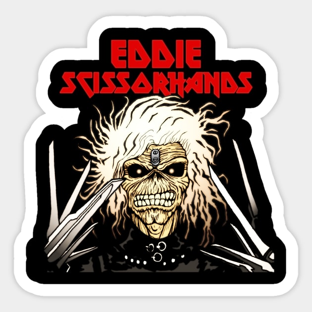 Eddie Scissorhands Sticker by azhmodai